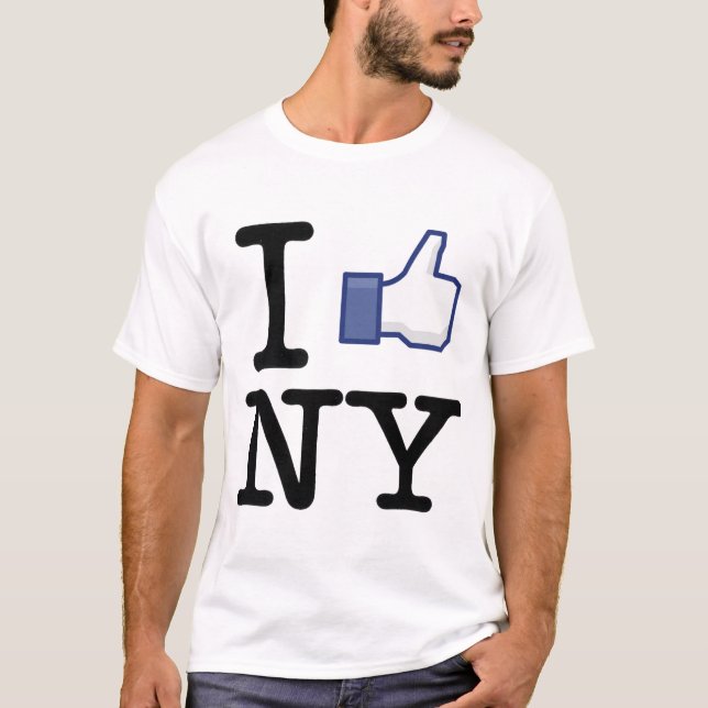 "Eu gosto da camisa de New York" Facebook (Frente)