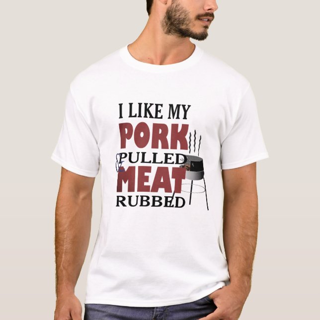Eu Gosto da Minha Bunda Esfregada Camiseta Engraça (Frente)