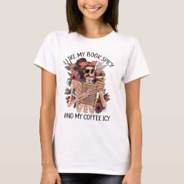 Eu gosto da minha camiseta picante do livro