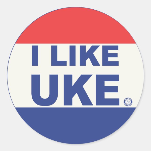 Eu gosto de adesivos UKE (Frente)