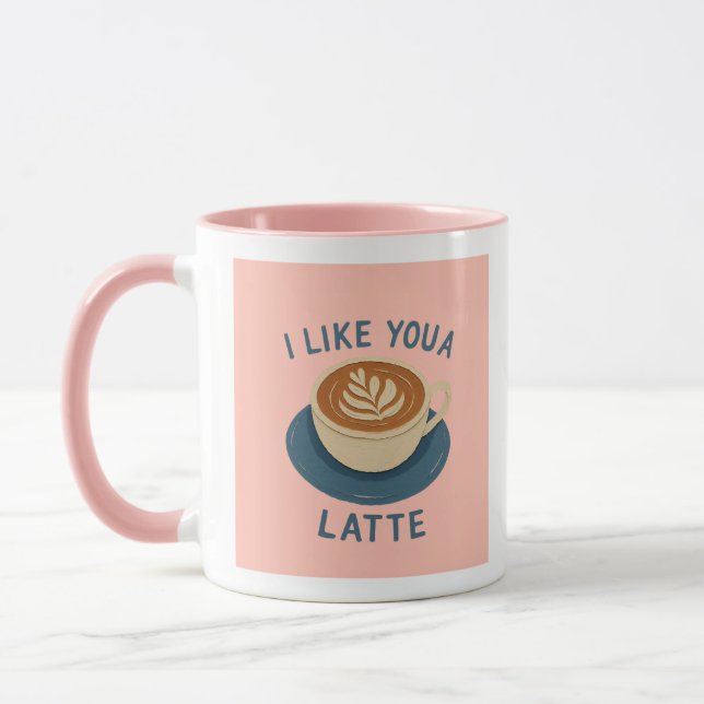 Eu Gosto de Caneca de Latte (Esquerda)