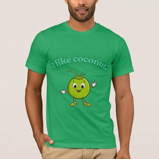 Eu Gosto de Coco - Camiseta Divertida de Coco de D (Frente)