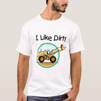 Eu gosto de t-shirt e de presentes da sujeira