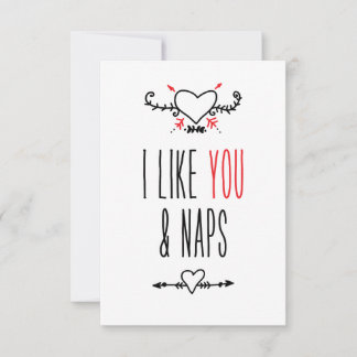 Eu gosto de você e Naps | msg personalizado