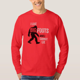 Eu gosto do t-shirt de BIGFOOTS