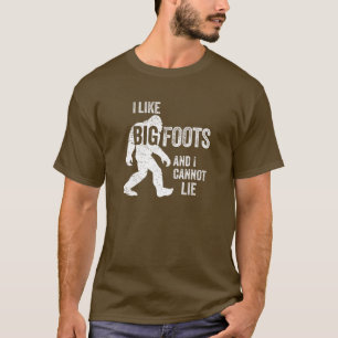 Eu gosto do t-shirt de BIGFOOTS