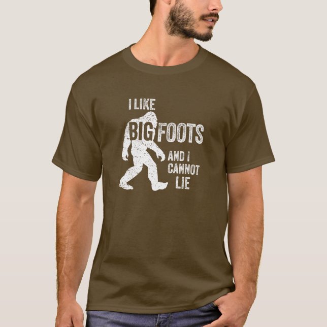 Eu gosto do t-shirt de BIGFOOTS (Frente)