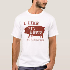 Eu gosto do t-shirt dos bumbuns do porco