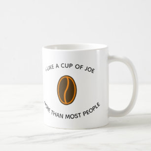 Eu gosto mais de uma xícara de joe... Café Eng