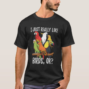 Eu Gosto Muito De Camisa De Pássaros - Cockatoo De
