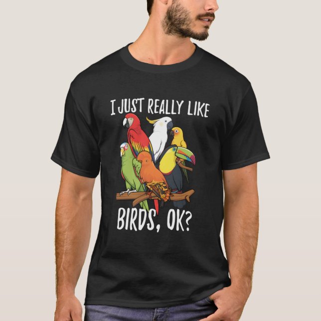 Eu Gosto Muito De Camisa De Pássaros - Cockatoo De (Frente)