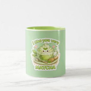 Eu Gosto Muito de Você Caneca de Matcha Canecas