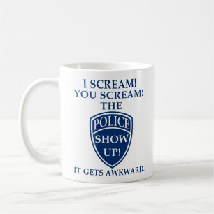 Eu Grito Você Grita Caneca de Café Divertida