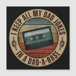 Eu guardo todas as minhas piadas de pai em uma bas