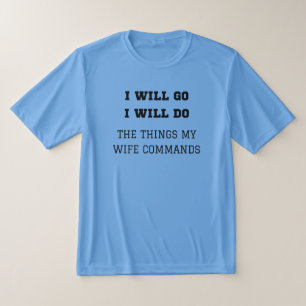 Eu irei, eu irei, camiseta do Don-Wife™ LDS Men