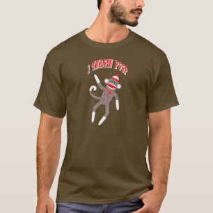 Eu jogo o t-shirt do macaco da peúga do tombadilh