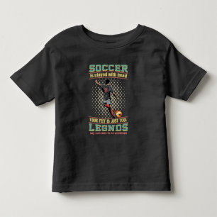 Eu Joguei Futebol Com Minha Camiseta De Toddler Ca