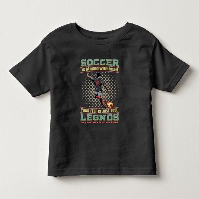 Eu Joguei Futebol Com Minha Camiseta De Toddler Ca (Frente)