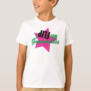 Eu lanço para a camisa das meninas T da ginástic