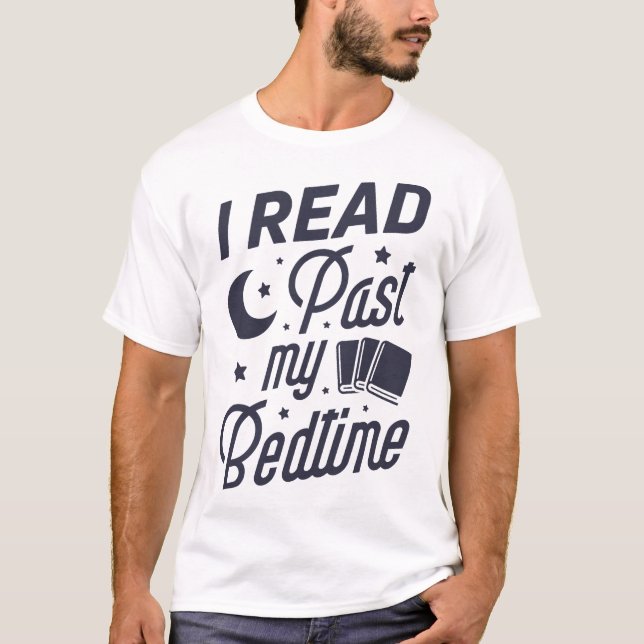 Eu Leu Além da Minha Hora de Dormir Camiseta Amant (Frente)