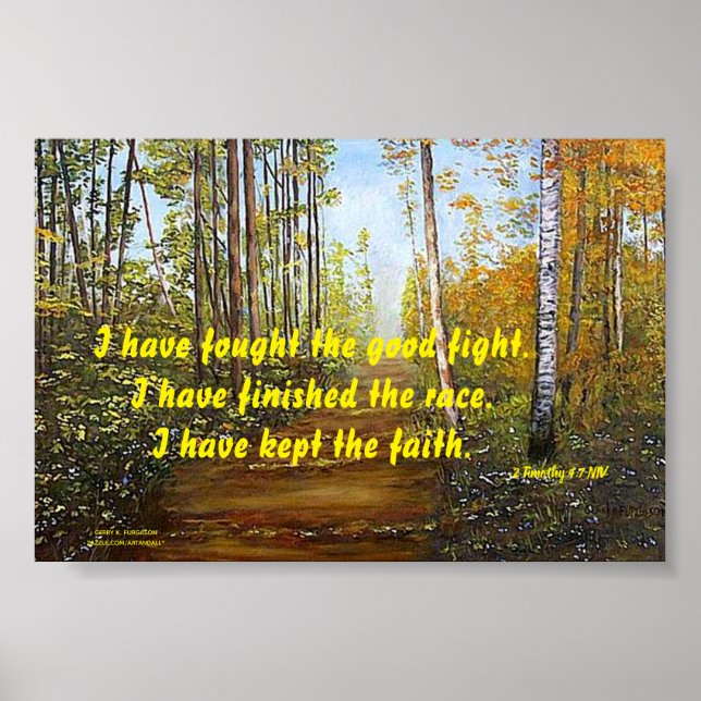 EU LUTEI COM A BOA POSTER DE LUTA (Frente)