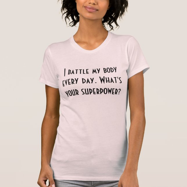 Eu luto meu t-shirt do corpo (Frente)