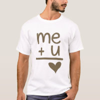Eu mais você iguala a camiseta dos homens do amor