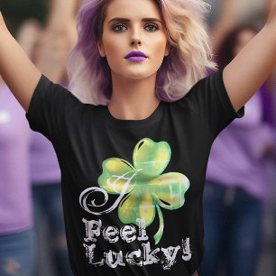 Eu me sinto sortudo em T-Shirt