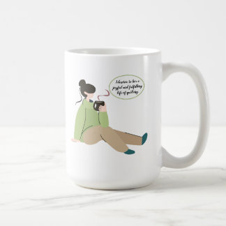 "Eu mereço viver. 15 oz. Caneca