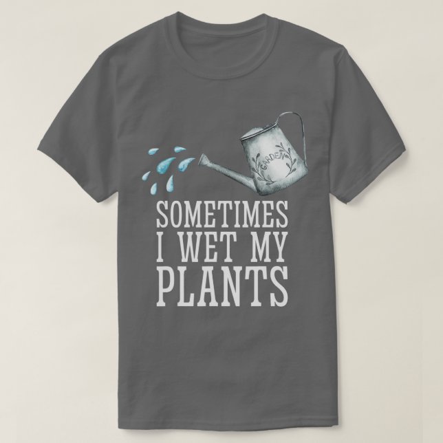 Eu Molhei Minha Camisa De Plantas (Frente do Design)