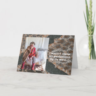 Eu mudaria o mundo para meu cartão de netos