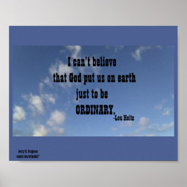 EU NÃO ACREDITO EM LOU HOLTZ POSTER