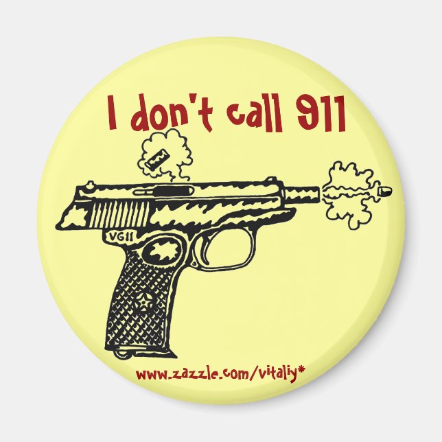 Eu não chamo o íman engraçado de tiro do 911 (Frente)