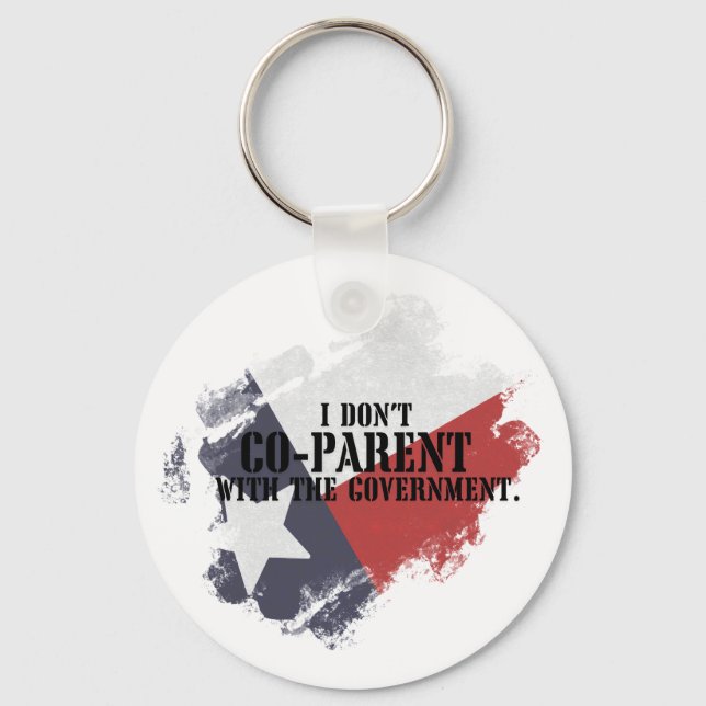 Eu não co-pai com o Governo - Chaveiro (Frente)