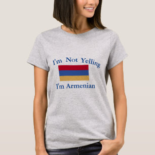 Eu não estou gritando, eu sou uma camiseta armên