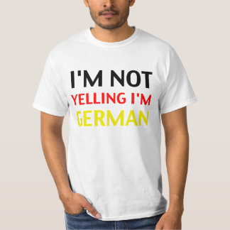Eu não estou gritando o t-shirt