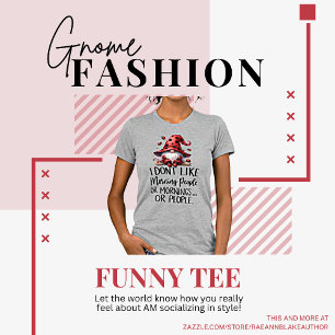 Eu não gosto de camiseta de Pessoas da manhã