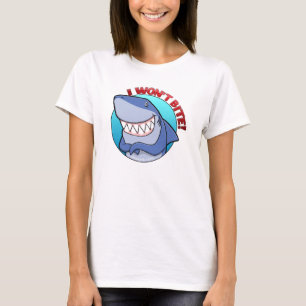 Eu não morderei o t-shirt das mulheres