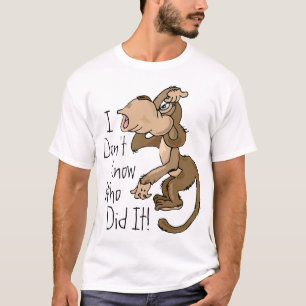 Eu não o fiz! Camisetas engraçadas para miúdos