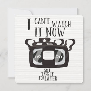 Eu não posso assistir agora - então eu gravo par