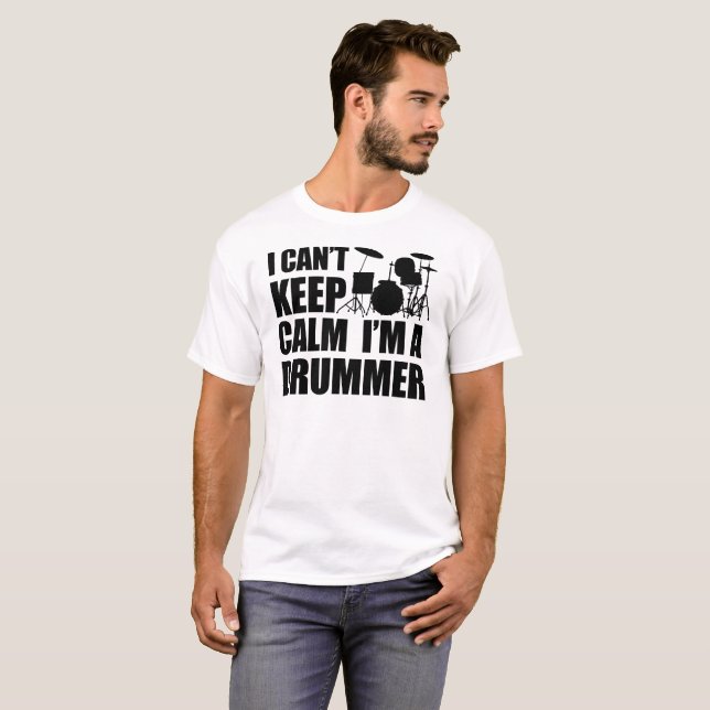 Eu não posso manter a calma que eu sou um t-shirt (Frente Completa)