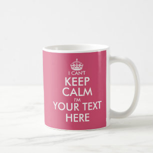 Eu não posso manter a caneca de café feita sob