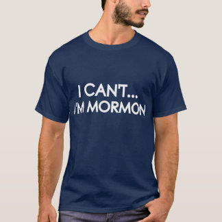Eu não posso mim sou t-shirt dos azuis marinhos do