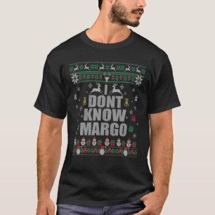Eu Não Sei-Margo Suéter Feio de Natal Funny Christ