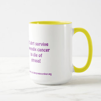 Eu não sobrevivi à caneca da campainha do cancer