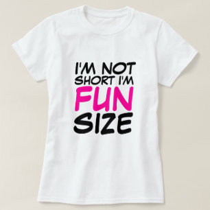 Eu não sou curto mim sou t-shirt das senhoras do