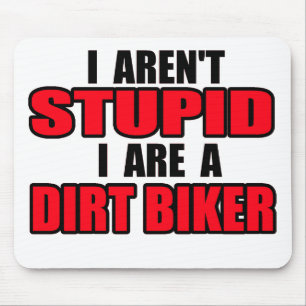 Eu Não Sou Estúpido - Moto Motocross Mousepad