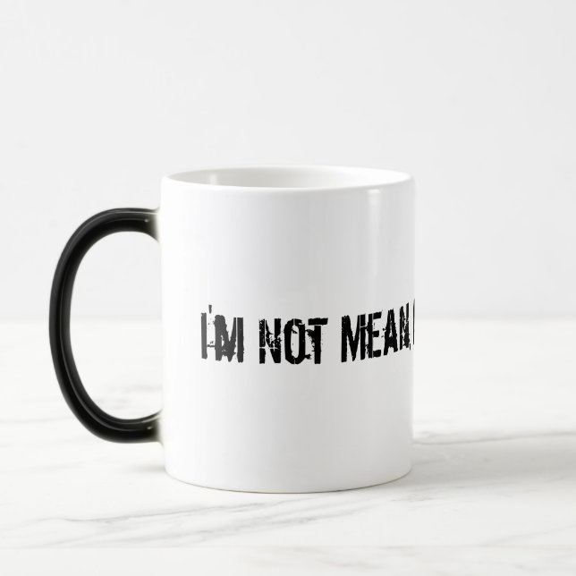 Eu não sou médio, mim sou apenas… Honesto!  Caneca (Esquerda)