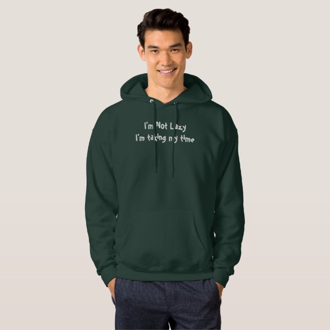 Eu não sou preguiçosa camiseta (Frente Completa)