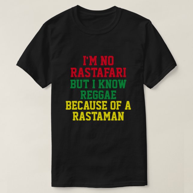 EU NÃO SOU RASTAFARI MAS EU SEI SOBRE A T-Shirt RE (Frente do Design)